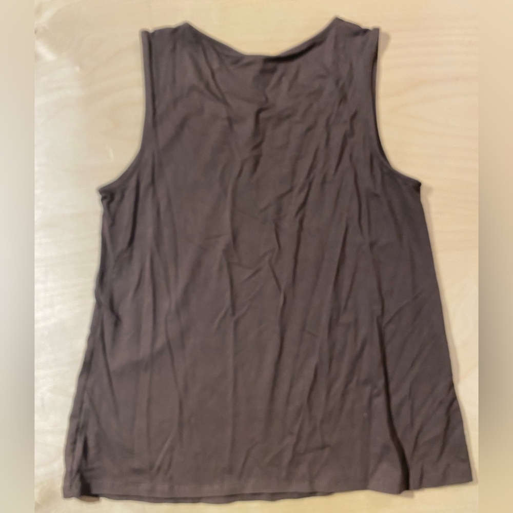Kim Rogers Chocolate Brown Tank Top Small (QL) - Picture 6 of 7